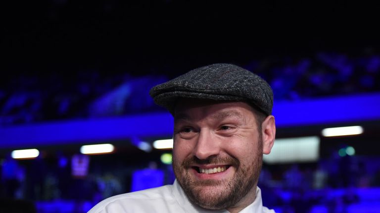 Tyson Fury is back in the gym, having not fought since his win over Wladimir Klitschko in 2015