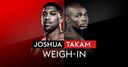 WATCH: AJ-Takam weigh-in LIVE!