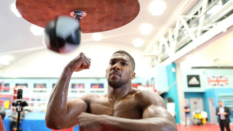 Anthony Joshua has been unhappy with comments from Joseph Parker