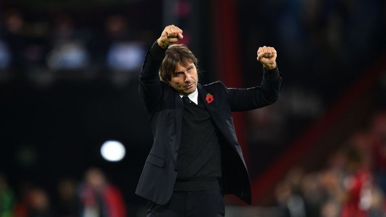 Antonio Conte's side claimed a 1-0 win at Bournemouth