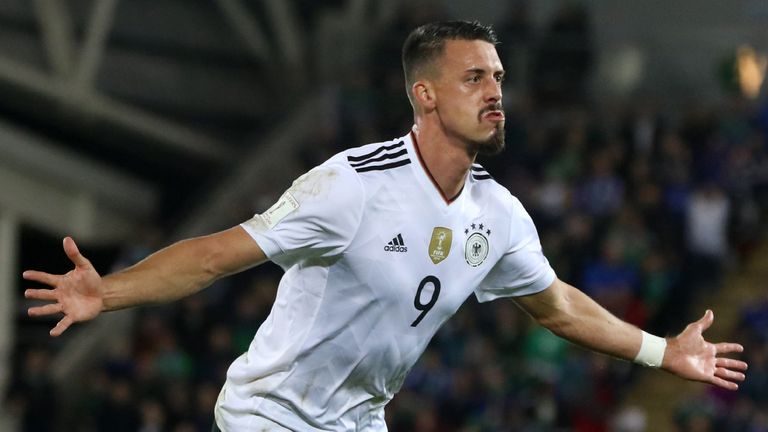 Sandro Wagner scored Germany's second