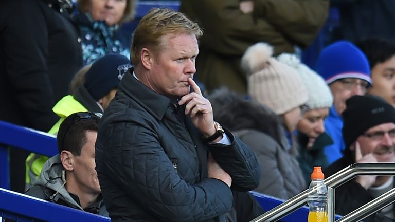 Ronald Koeman was sacked after Sunday's 5-2 loss to Arsenal