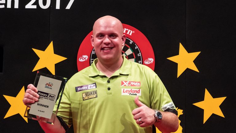 Michael van Gerwen beat Rob Cross to claim another European Tour title in Germany at the weekend