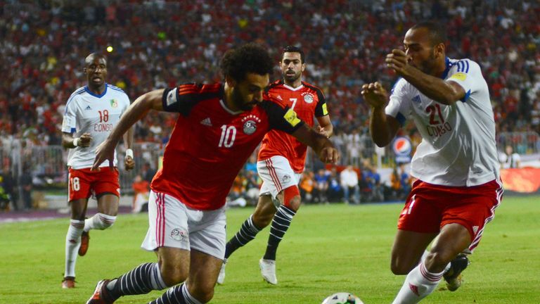 Image result for Liverpool Mohamed Salah fires Egypt to World Cup