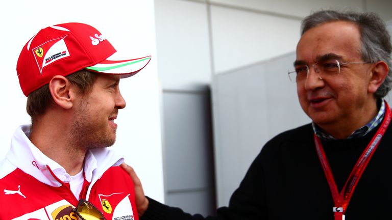 Sergio Marchionne expects a calmer Sebastian Vettel next season