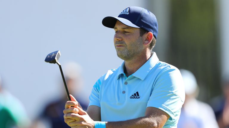 Garcia carded a 68 to hit the front on eight under