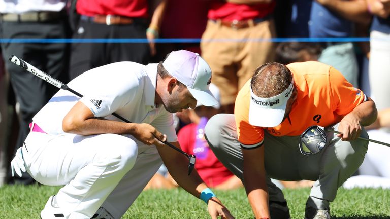 Garcia played alongside Luiten during the final round