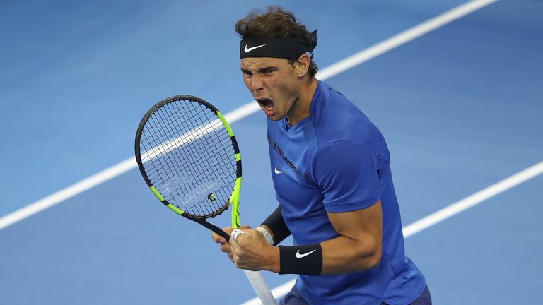 Erratic Nadal relieved to survive Pouille threat
