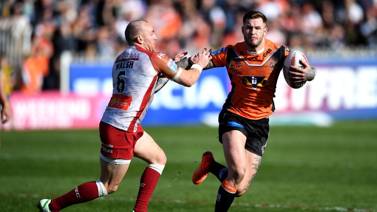 Zak Hardaker sacked by Castleford Tigers following failed drugs test