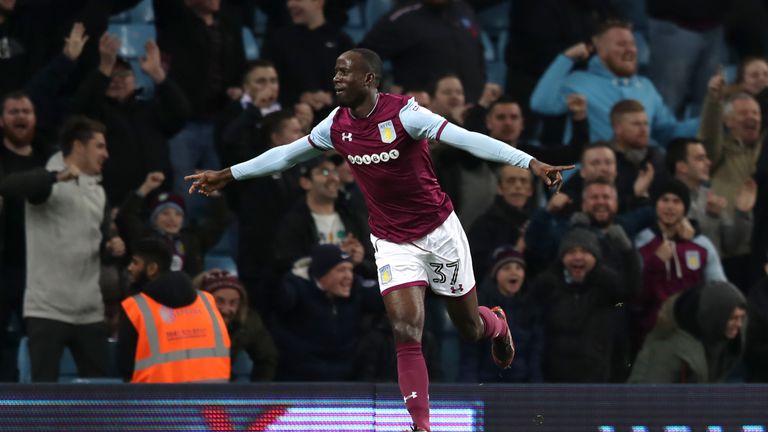 Albert Adomah celebrates scoring