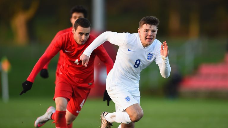 Bobby Duncan has scored three goals for England U17s since last summer