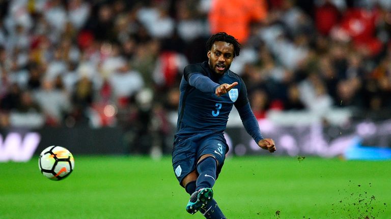 Danny Rose started at left-back for Gareth Southgate's side