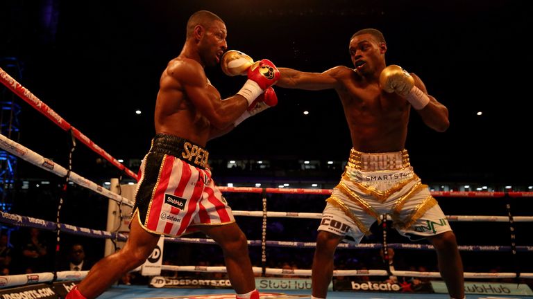 Errol Spence Jr won the IBF welterweight belt by defeating Kell Brook