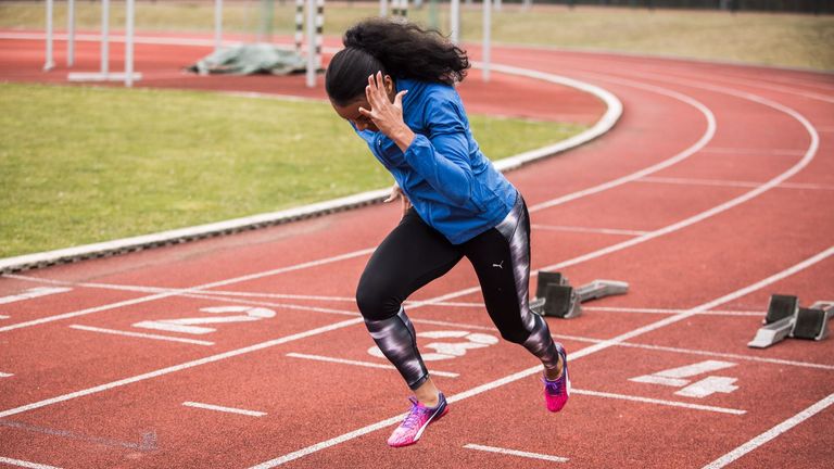 Sprinter Imani Lansiquot is delighted to be finally growing up