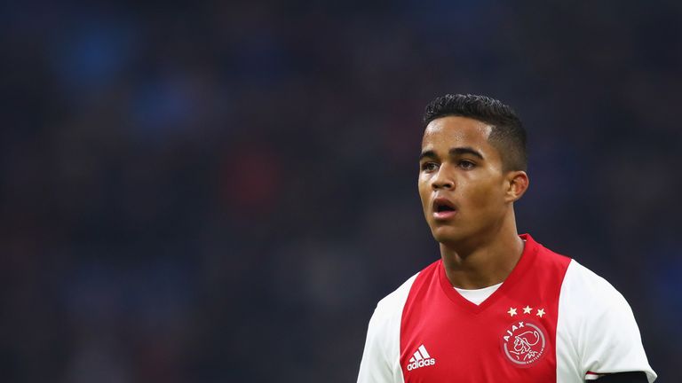 Justin Kluivert has been linked with a move to Roma
