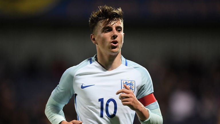 Mount has 16 caps for the England U19s, scoring seven goals