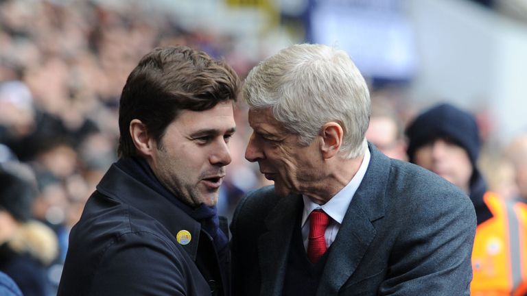 Wenger's Arsenal host Mauricio Pochettino's Tottenham on Saturday
