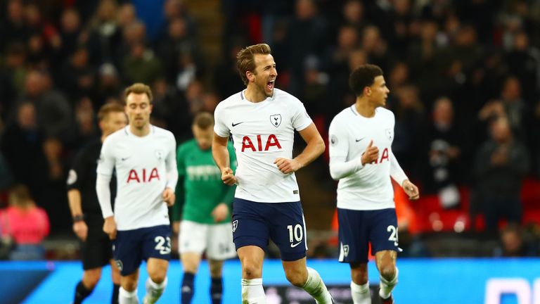 Kane has now scored nine in nine Premier League games