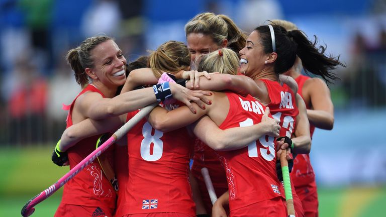 Danson revealed it was tough to fill the shoes of former captain Kate Richardson-Walsh (L)