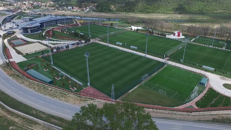 Turkey spent 62m Turkish Lira (£12m) to develop their national football centre in Riva