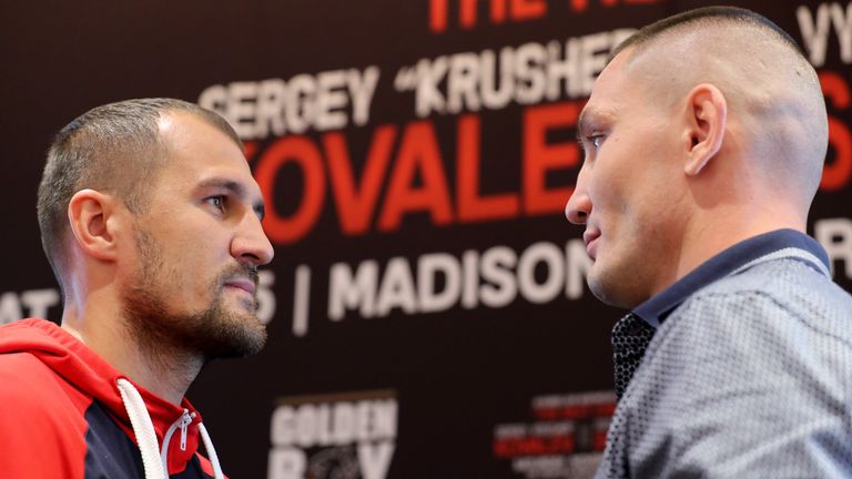 Kovalev and Shabranskyy meet at Maison Square Garden
