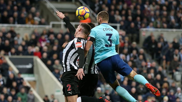 Steve Cook's stoppage-time header secured a dramatic win for Bournemouth at Newcastle