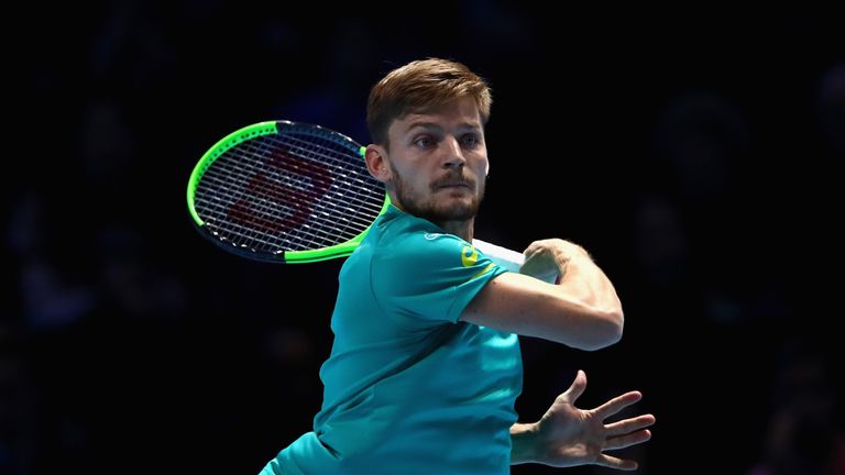 David Goffin cruised through to the last 16 in the Netherlands