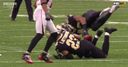 WATCH: Lattimore's butt interception!