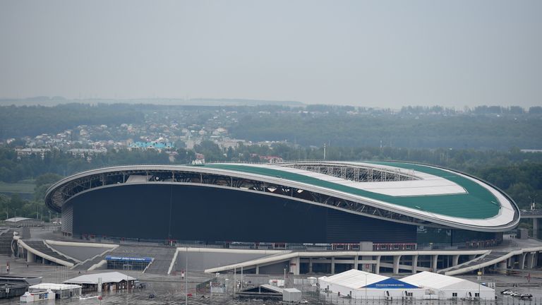 The Kazan Arena, home of Rubin Kazan, will be used at the 2018 World Cup