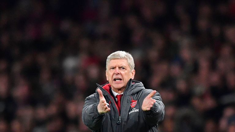 Arsene Wenger found himself under pressure after Arsenal were thrashed 3-0 at Crystal Palace in April