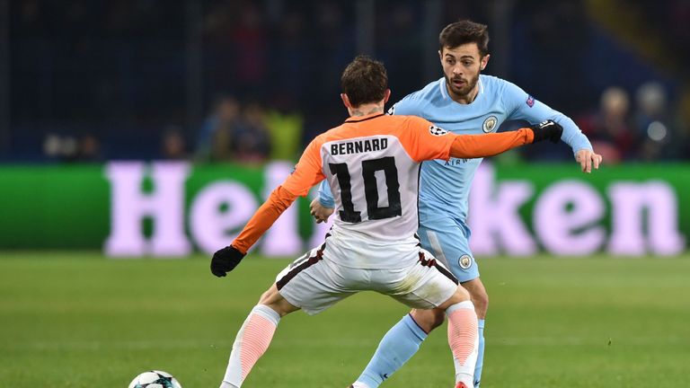 Bernardo Silva started in one of seven changes for City