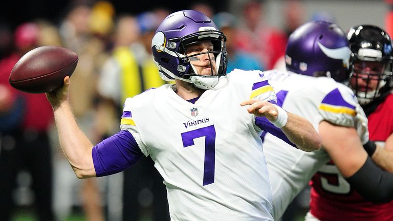 Case Keenum led the Minnesota Vikings to the NFC Championship game last season