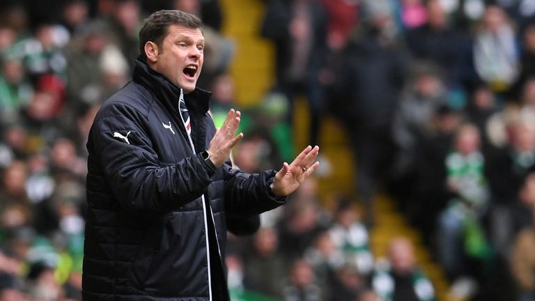 Graeme Murty's side are six points behind Celtic