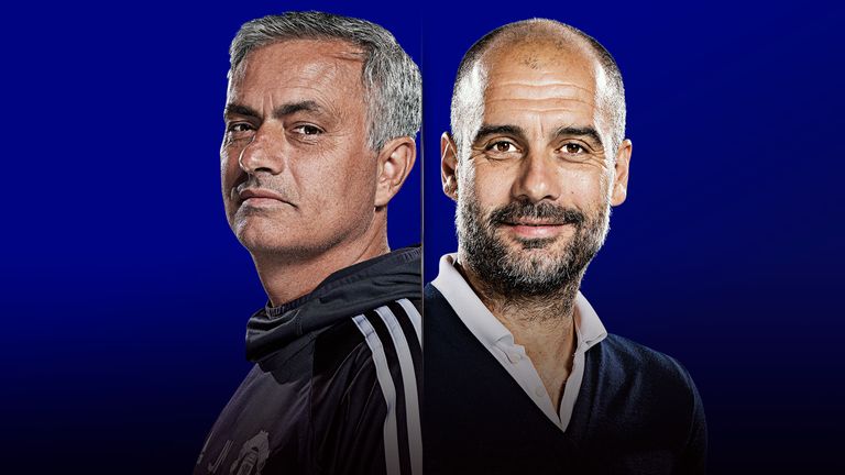 How do you beat Premier League leaders Manchester City? Skysports-manchester-united-manchester-city-jose-mourinho-pep-guardiola-premier-league_4175621