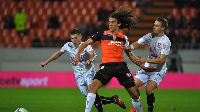 Guendouzi has established himself in Lorient's midfield this term