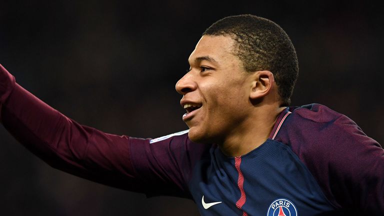 Kylian Mbappe scored in PSG's 5-0 rout of bottom side Metz to take them 14 points clear at the top of Ligue 1