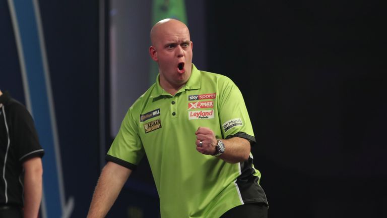 Van Gerwen will be vying for a third consecutive Premier League title