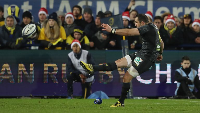 Scott Spedding's last-minute penalty secured victory for Clermont