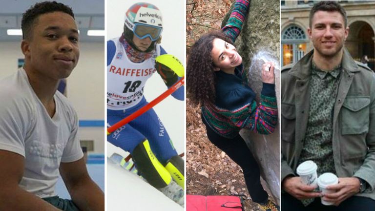 Joe Fraser, Marta Bassino, Molly Thompson-Smith and Andrew Pozzi have big aims