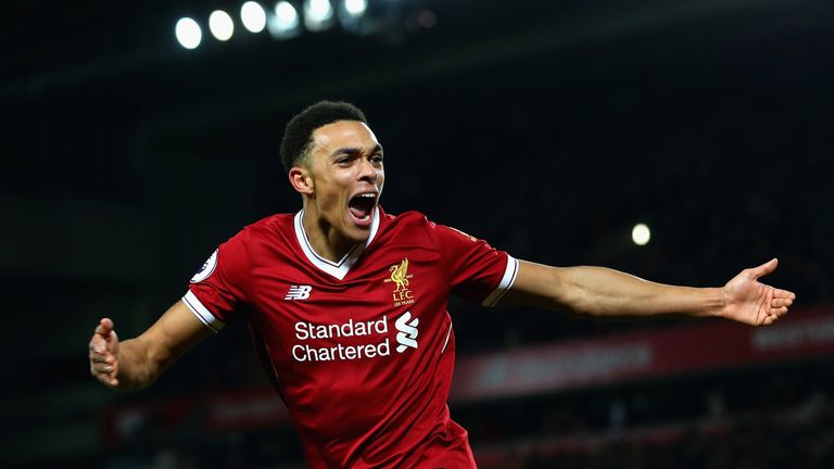 Trent Alexander-Arnold was invited to train with England on Tuesday