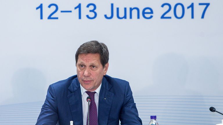 Russian Olympic Committee president Alexander Zhukov says they have had their rights restored