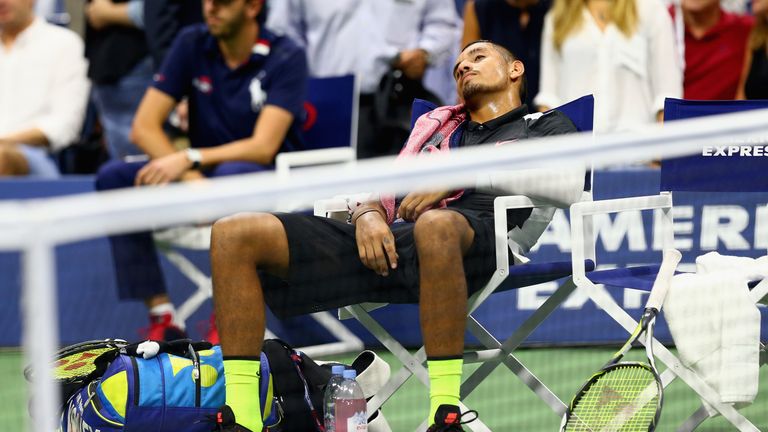 Kyrgios nearly fell asleep during a US Open defeat to Murray!