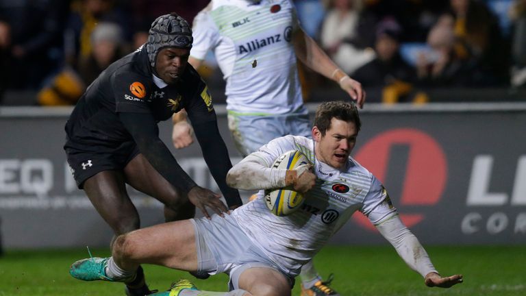 Goode raced through a gap to score his second try of the game with 14 minutes to play