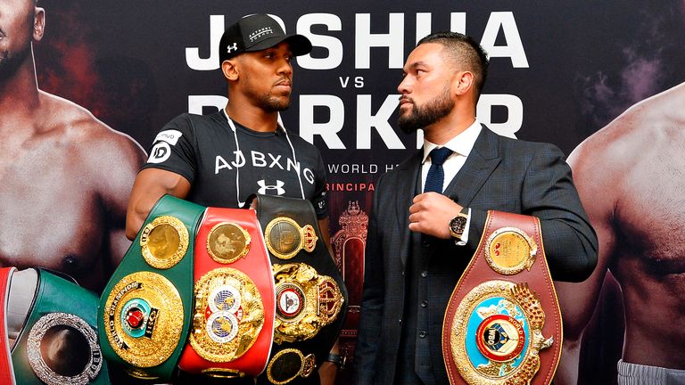Anthony Joshua faces Joseph Parker on March 31, live on Sky Sports Box Office