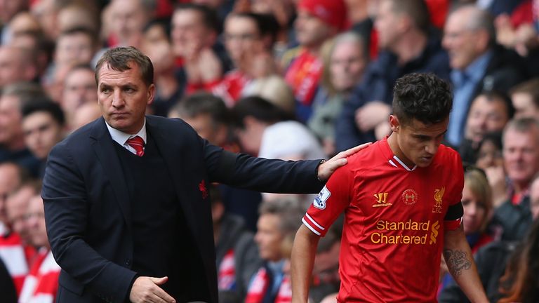Rodgers signed Coutinho from Inter Milan while at Liverpool