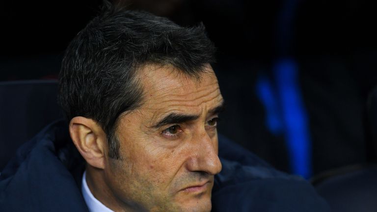 Ernesto Valverde's Barcelona failed to score in La Liga for the first time this season