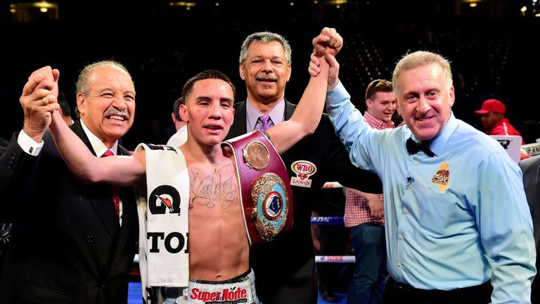 Oscar Valdez has held the WBO belt since 2016