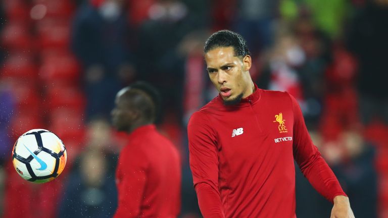 Van Dijk started Liverpool's past two matches, defeats against Swansea and West Brom