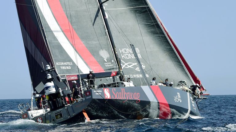 Sun Hung Kai-Scallywag won the fourth leg of the Volvo Ocean Race