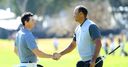 US duo lead as big names struggle